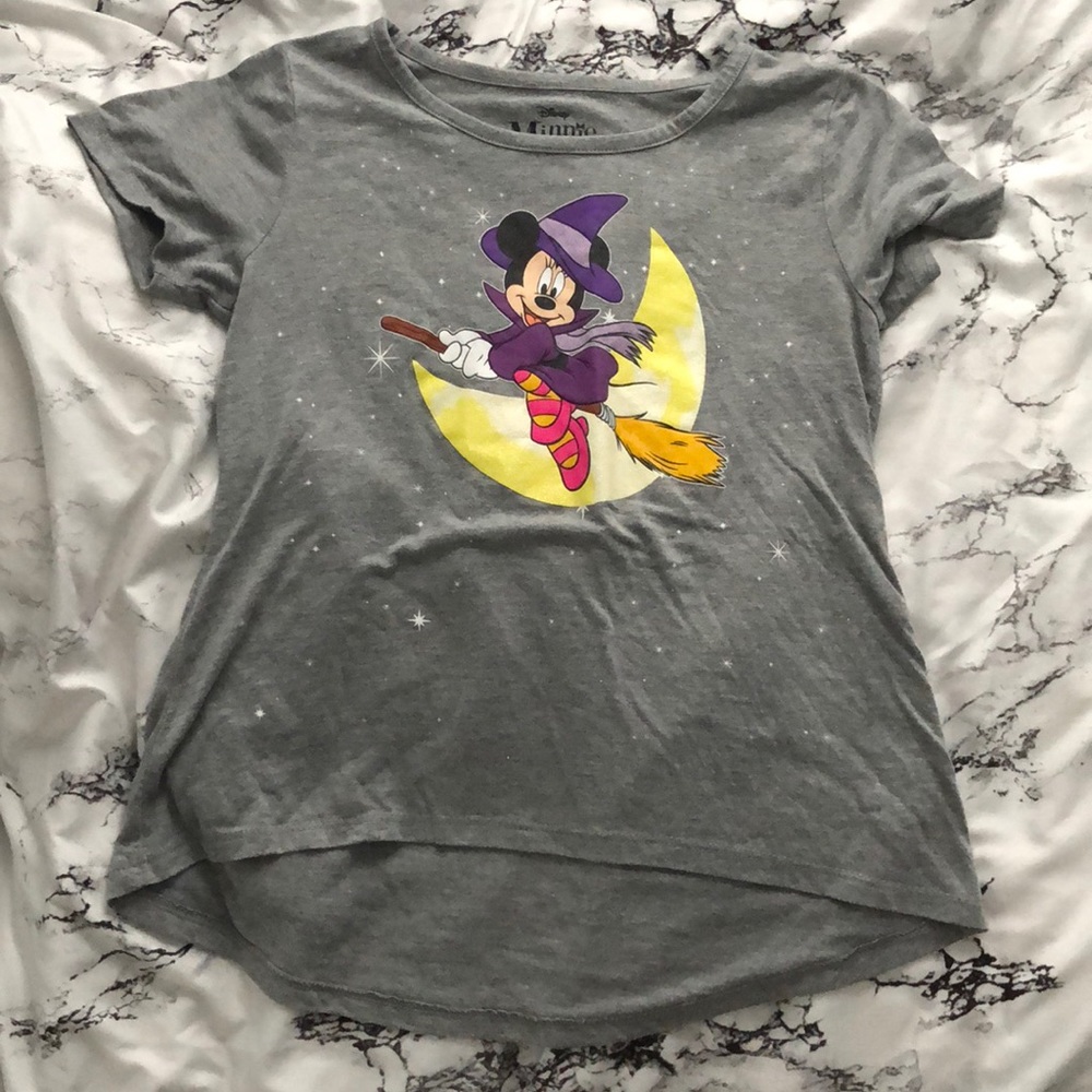 Grey Minnie Mouse Shirt